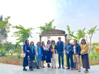 Team at school inauguration